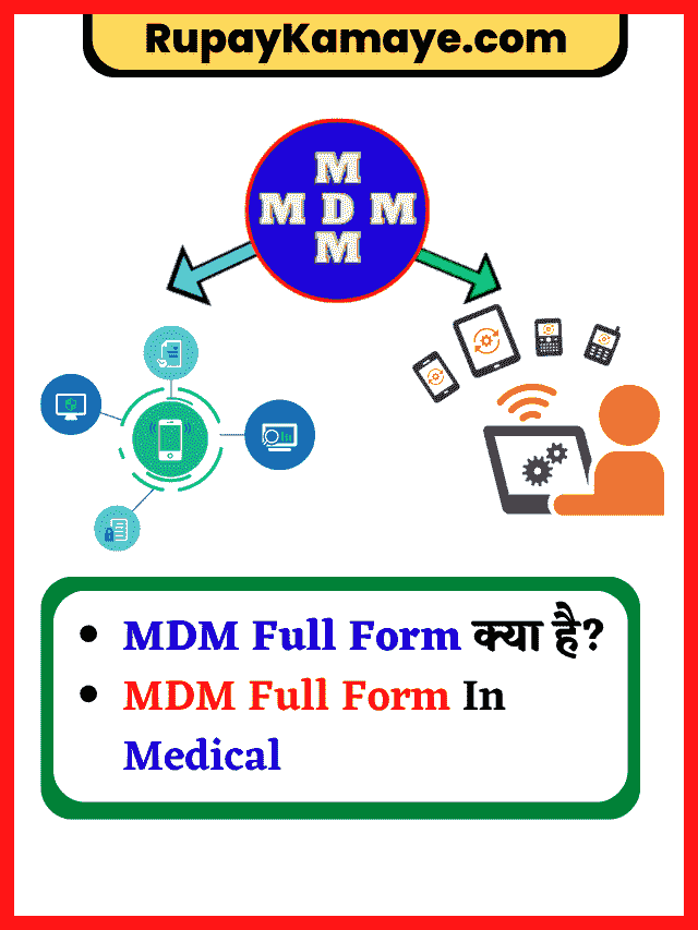 MDM Full Form In Hindi : What is the full form of MDM in Medical? MDM Full Form